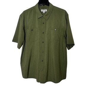 Orvis Men’s Short Sleeve Tech Shirt Collared UPF 30+ Quick‎ Dry Outdoors Hiking